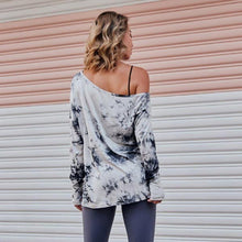 Load image into Gallery viewer, Black and Whit Tye Dye Top