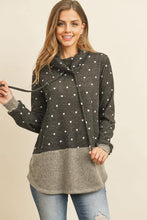 Load image into Gallery viewer, Cowl Neck Polka Dot Top