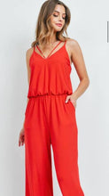 Load image into Gallery viewer, Red Romper