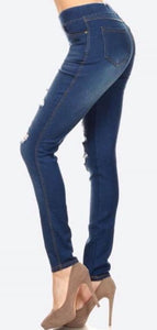 Women's Classic Distressed Skinny Jeggings