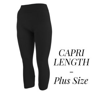 Plus Size Capri Leggings
