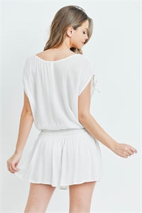 Off White Cover Up Dress