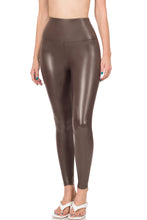 Load image into Gallery viewer, Chocolate Faux Leather Pants