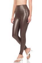 Load image into Gallery viewer, Chocolate Faux Leather Pants
