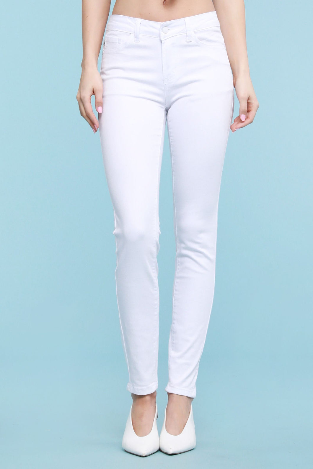 White Judy Blue Jeans