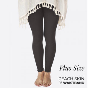 Plus Size Charcoal Grey Ultra Soft Leggings