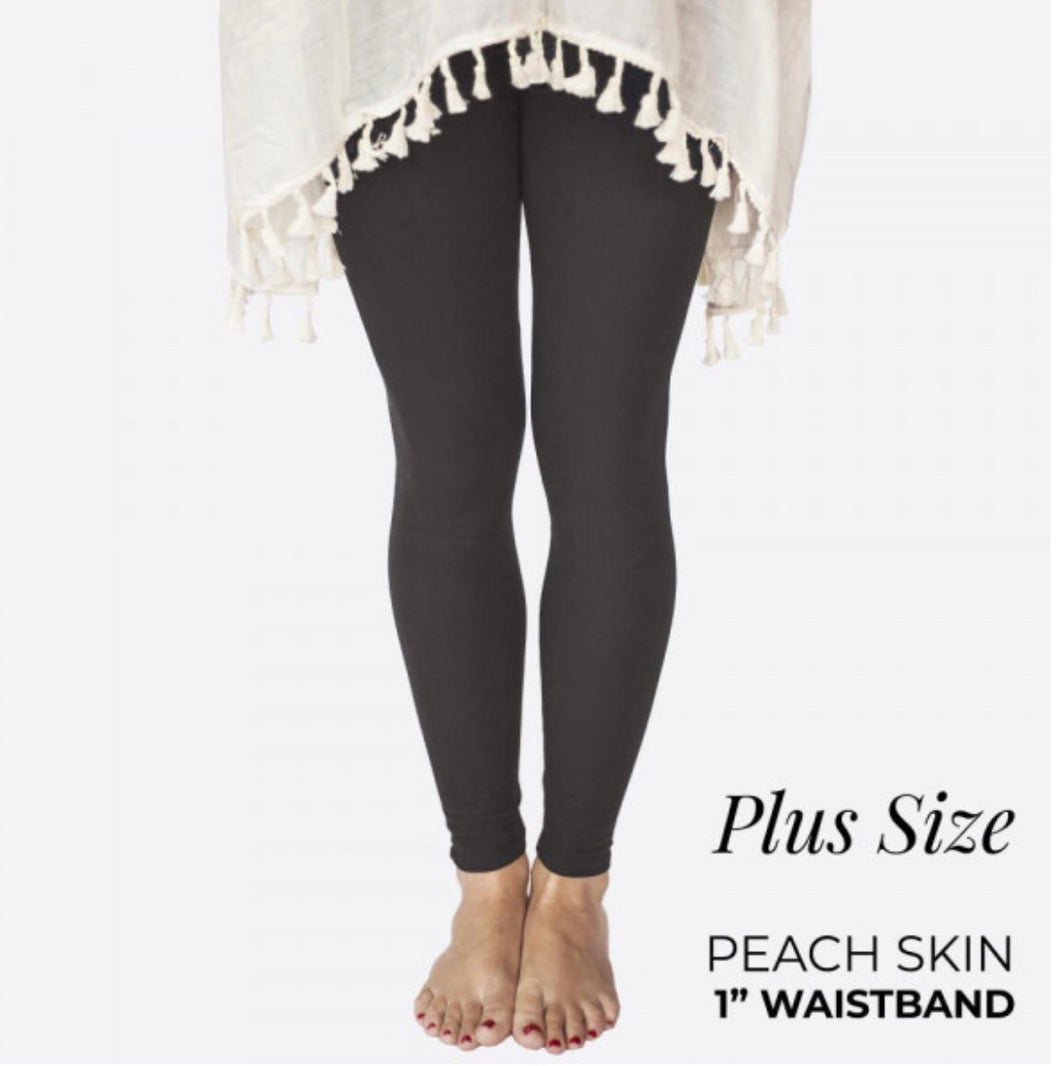 Plus Size Charcoal Grey Ultra Soft Leggings
